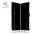 Black Carbon Fiber Specialty Texture Material Galaxy Z Fold6 Clear Case